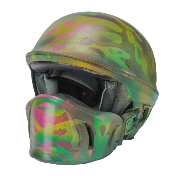 bell army helmet Original U.S. Cold War 1984 Dated Helicopter Pilot SPH-4 by Bel International Military Antiques Featuring a bold skull design wearing with a military helmet Bell Rogue Motorcycle Helmet w/