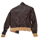 Brown Leather Flight Jacket - Medium