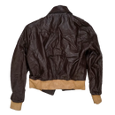 Brown Leather Flight Jacket - Small - Army & Outdoors - Flight Jackets