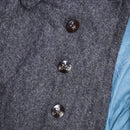 Bulgarian Dark Grey Wool Overcoat - Small, Item 2