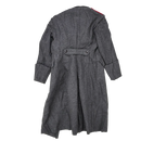 Bulgarian Grey Wool Overcoat - Small