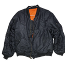 Delta Force Black MA-1 Flight Jacket - Medium