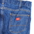 Dickies Blue Jeans - 36x32, Large - Army & Outdoors - Work Trousers