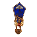East German Parachute 3000 Jump Badge - East German Army Surplus - Flags, Badges & Insignia