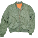 ESNTLS Olive Flight Jacket - Medium