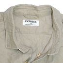Express Khaki Long Sleeve Shirt - Large - Army & Outdoors - Field Jackets