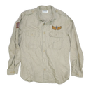 Express Khaki Long Sleeve Shirt - Large - Army & Outdoors - Field Jackets