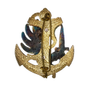 French 1980s Marine Paratrooper Beret Badge