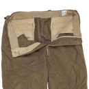French Army M52 Wool Trousers - 86cm, Medium - French Army Surplus - Dress Trousers