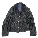 Gerber “Car-Duty” Jacket — Fire Department Issue, Navy Blue with Fur Collar - X Small - Army & Outdoors - Field Jackets