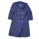 German Air Force Women's Blue Overcoat - Small