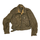 Greek Army 1950s Wool Battledress Jacket - Small - Greek Army Surplus - Field Jackets