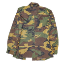 Italian Army Woodland Paratrooper Combat Shirt - Small - Italian Army Surplus - Field Shirts