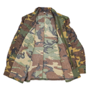 Italian Army Woodland Paratrooper Combat Shirt - Small - Italian Army Surplus - Field Shirts