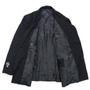 Masonic Knights Black Double-Breasted Coat - XLarge