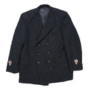 Masonic Knights Black Double-Breasted Coat - XLarge