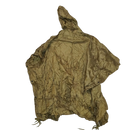 Military Style Coyote Poncho - Army & Outdoors - Rain Jackets