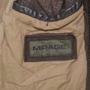 Mirage Classics Brown Leather Bomber Jacket - Large - Army & Outdoors - Flight Jackets