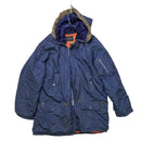 Navy Blue Military Style Parka - Large - Army & Outdoors - Parkas
