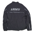 New Balance U.S. Army Black Zip-Up Jacket — Made in USA, Size Large - US Army Surplus - Softshell Jacket