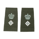 New Zealand Army Lieutenant Colonel Dacron Rank Slides - New Zealand Army Surplus - Flags, Badges & Insignia