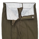 NZ Army 1980s Service Dress Trousers - 80cm, Medium - New Zealand Army Surplus - Dress Trousers