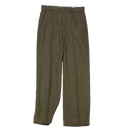 NZ Army 1980s Service Dress Trousers - 80cm, Medium - New Zealand Army Surplus - Dress Trousers