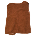 Production Made Brown Fleece Vest - Large