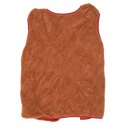 Production Made Brown Fleece Vest - Large