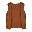 Production Made Brown Fleece Vest - Large