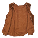Production Made Brown Fleece Vest - Large