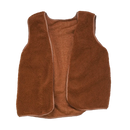 Production Made Brown Fleece Vest - Large