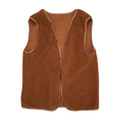 Production Made Brown Fleece Vest - Large, Item 1 - Film Production Used - Vests