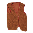 Production Made Brown Fleece Vest - Medium
