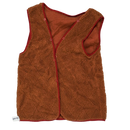 Production Made Brown Fleece Vest - Small - Film Production Used - Vests