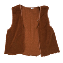 Production Made Brown Fleece Vest - X Large