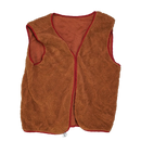 Production Made Brown Fleece Vest- X Large - Film Production Used - Vests