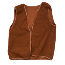 Production Made Brown Fleece Vest - X Large