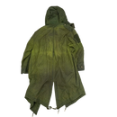 Production Made Olive Canvas Parka with Hood - Large - Film Production Used - Parkas