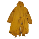 Production Made Yellow Canvas Parka with Hood - Large - Film Production Used - Parkas