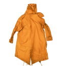 Production Made Yellow Canvas Parka with Hood - Medium
