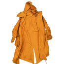 Production Made Yellow Canvas Parka with Hood - Medium