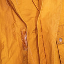 Production Made Yellow Canvas Parka with Hood - Medium