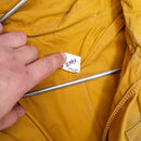 Production Made Yellow Canvas Parka with Hood - Medium