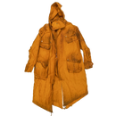 Production Made Yellow Canvas Parka with Hood - Medium, Item 2 - Film Production Used - Parkas