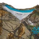 Realtree Women's Camo V-Neck Long Sleeve T-Shirt - Large