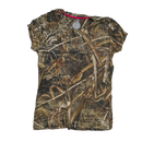Realtree Women's Camo V-Neck T-Shirt - Large