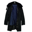 Romanian Naval Academy Black Parka - Medium - Romanian Army Surplus - Parkas