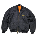 Rothco Black MA-1 Flight Jacket - 2XLarge