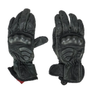 RST Black Leather Motorcycle Gloves - Small - Army & Outdoors - Gloves